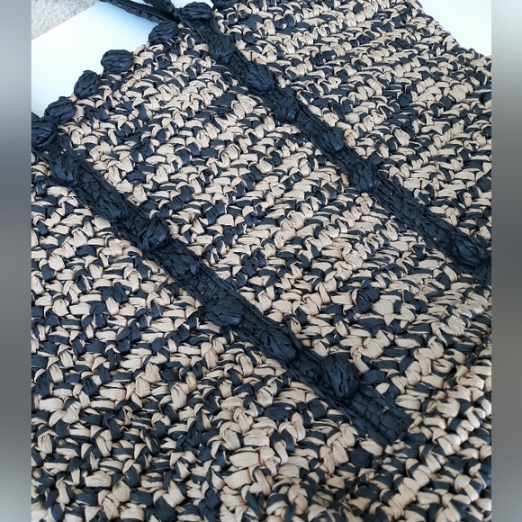 Large Woven Seagrass Tote Bag - Picture 3 of 6